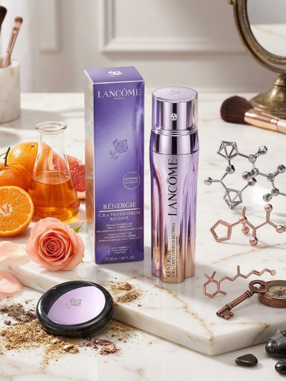 Lancome Renergie C.R.x Triple Serum RETINOL 1.7 oz / 50mL NIB Sealed